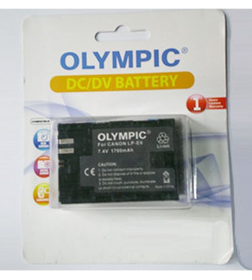 Olympic Battery For Canon LP-E6 (1700mAh)